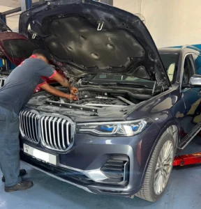DME Technician Servicing BMW Cars