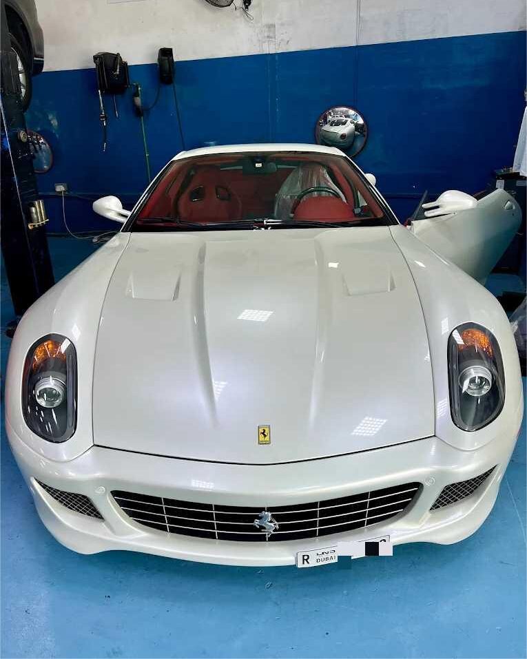 Ferrari 599 GTB Fiorano Servicing at DME Auto Center