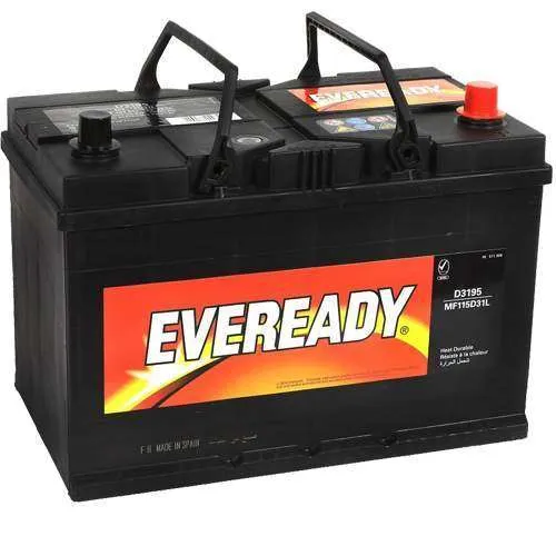 Eveready Battery, JIS 12V 95AH 770A 115D31L