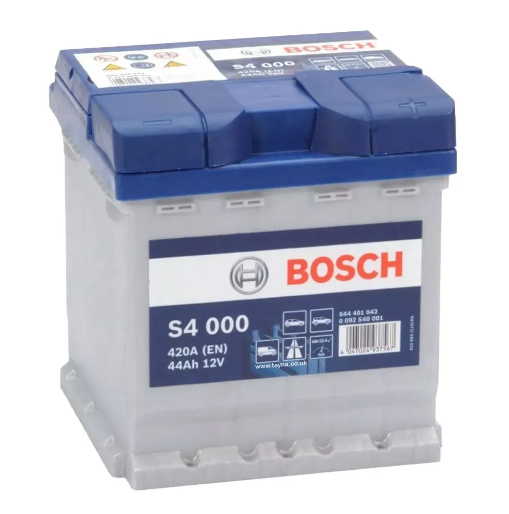 Bosch Battery, DIN S4 12V 44AH