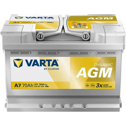 VARTA Battery 12V 70AH AGM