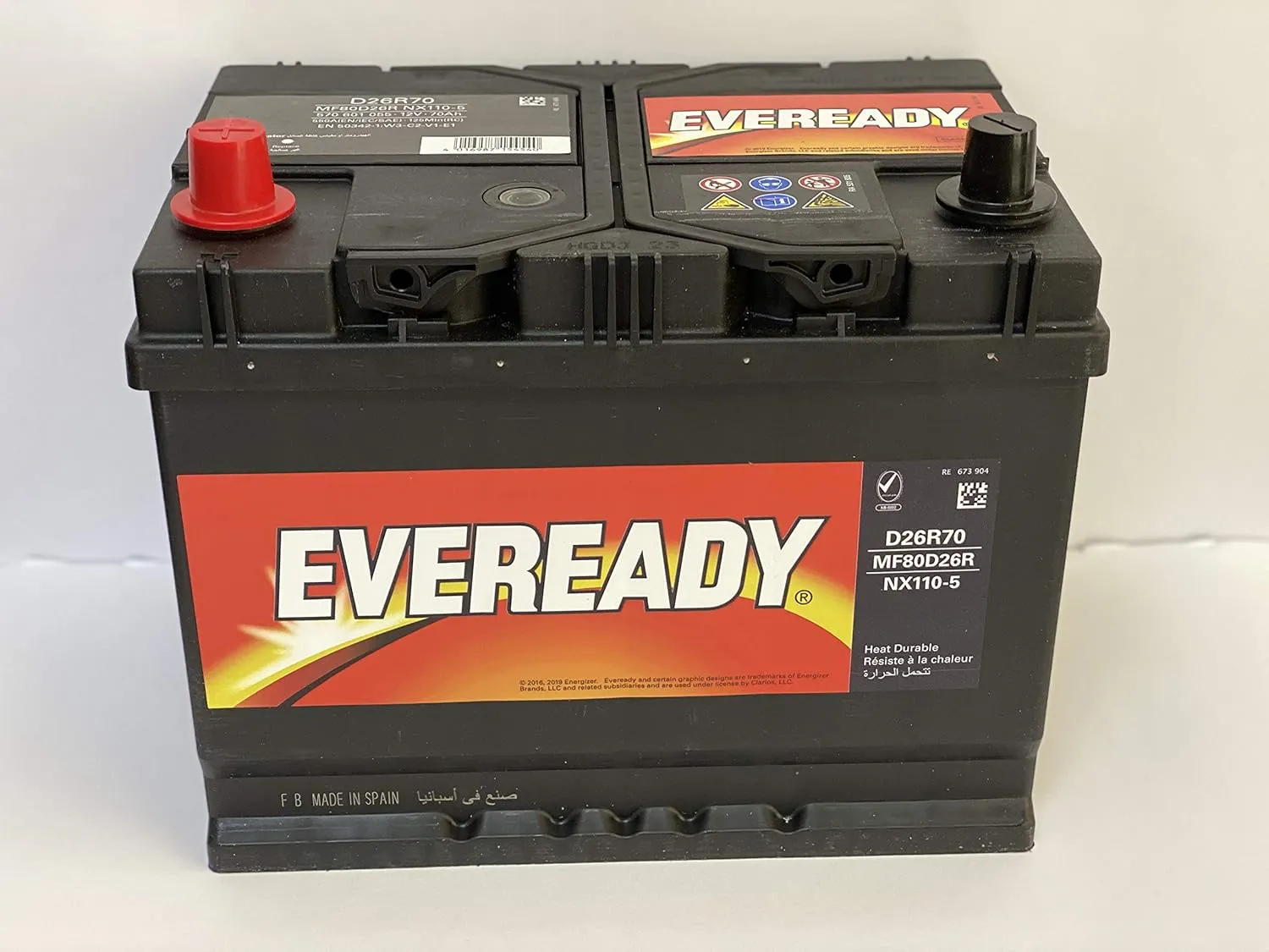 Eveready Battery, AGM 12V 70AH
