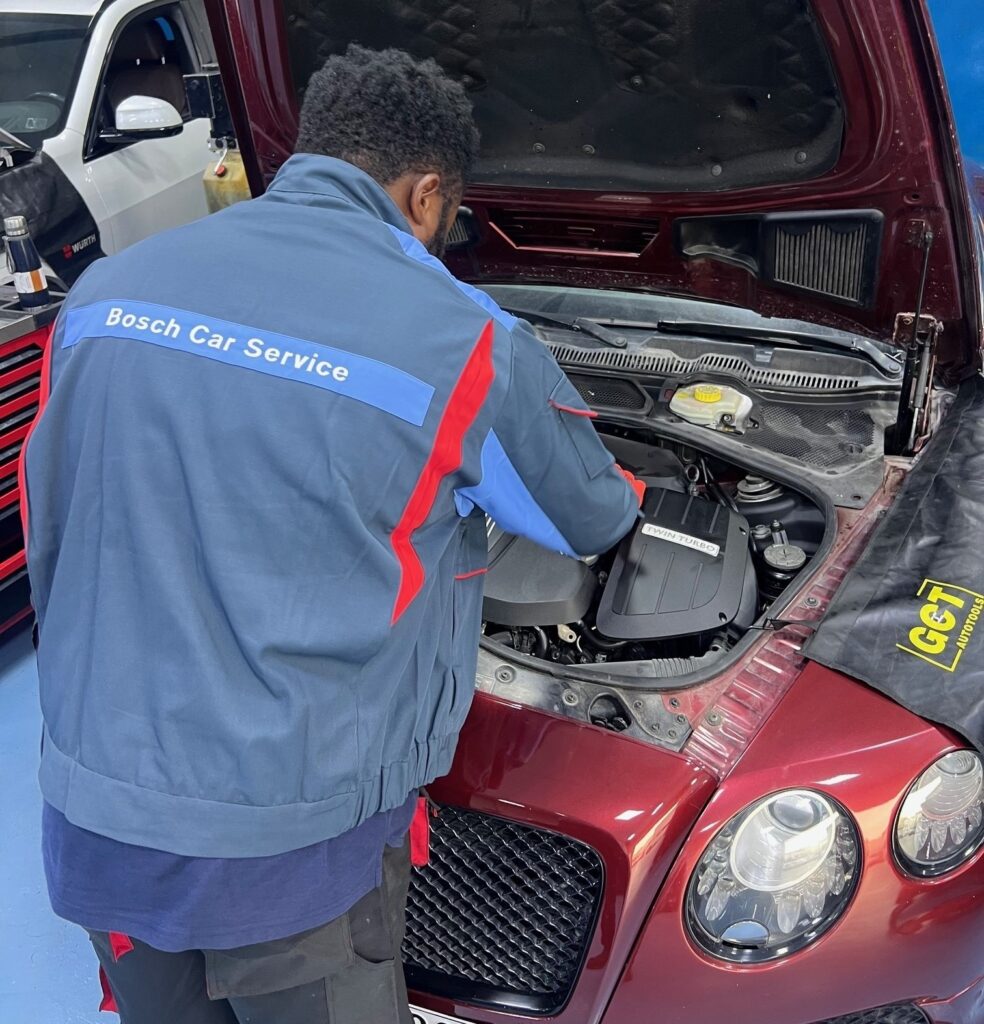 Bentley Reoair in DME Auto Repairing Dubai