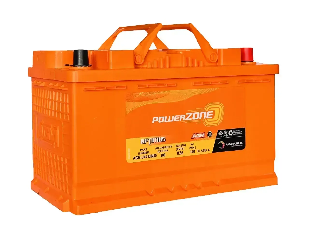 Power Zone Battery AGM80 80Ah
