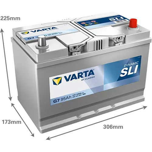 Varta Battery 90Ah (BD JIS G7)